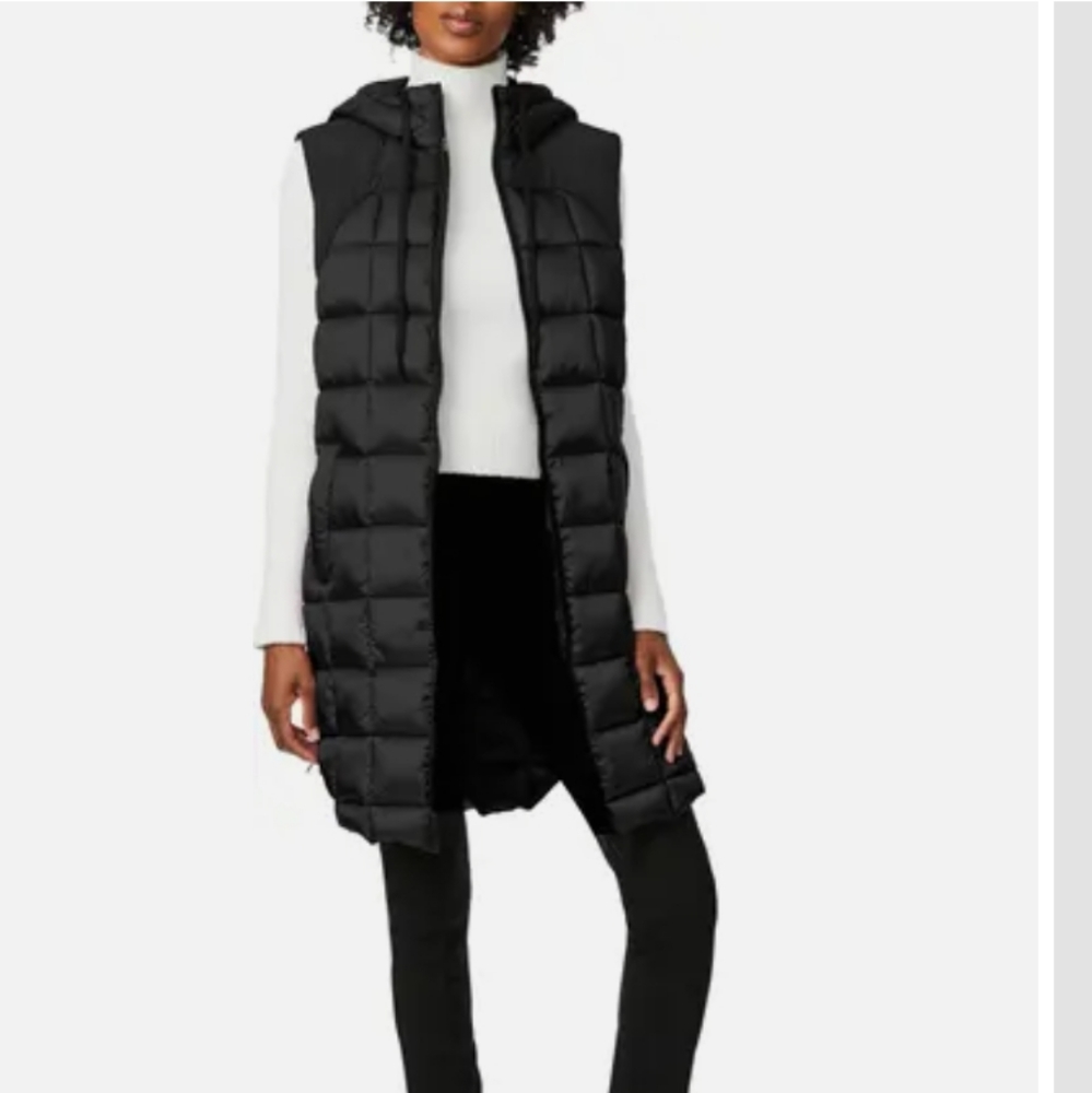 Bernardo long puffer vest